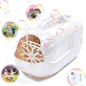 Bubble Machine, Portable Automatic Bubble Blower